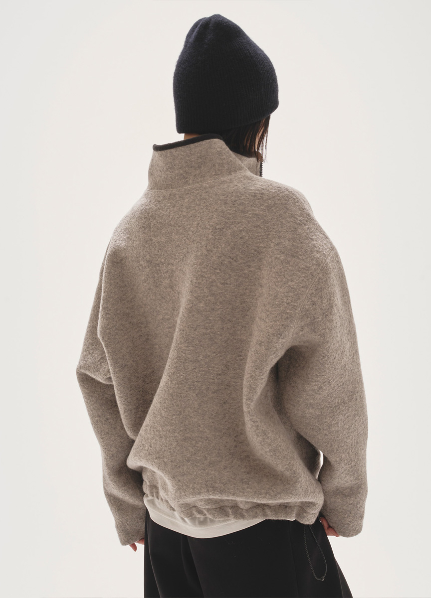 羊毛絨拉鍊夾克